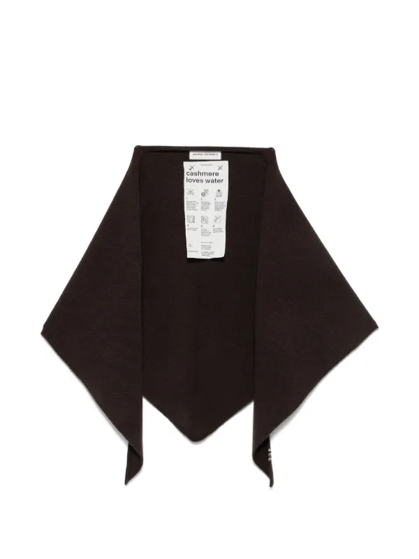 Extreme Cashmere Witch 2 Triangle Scarf in Brown