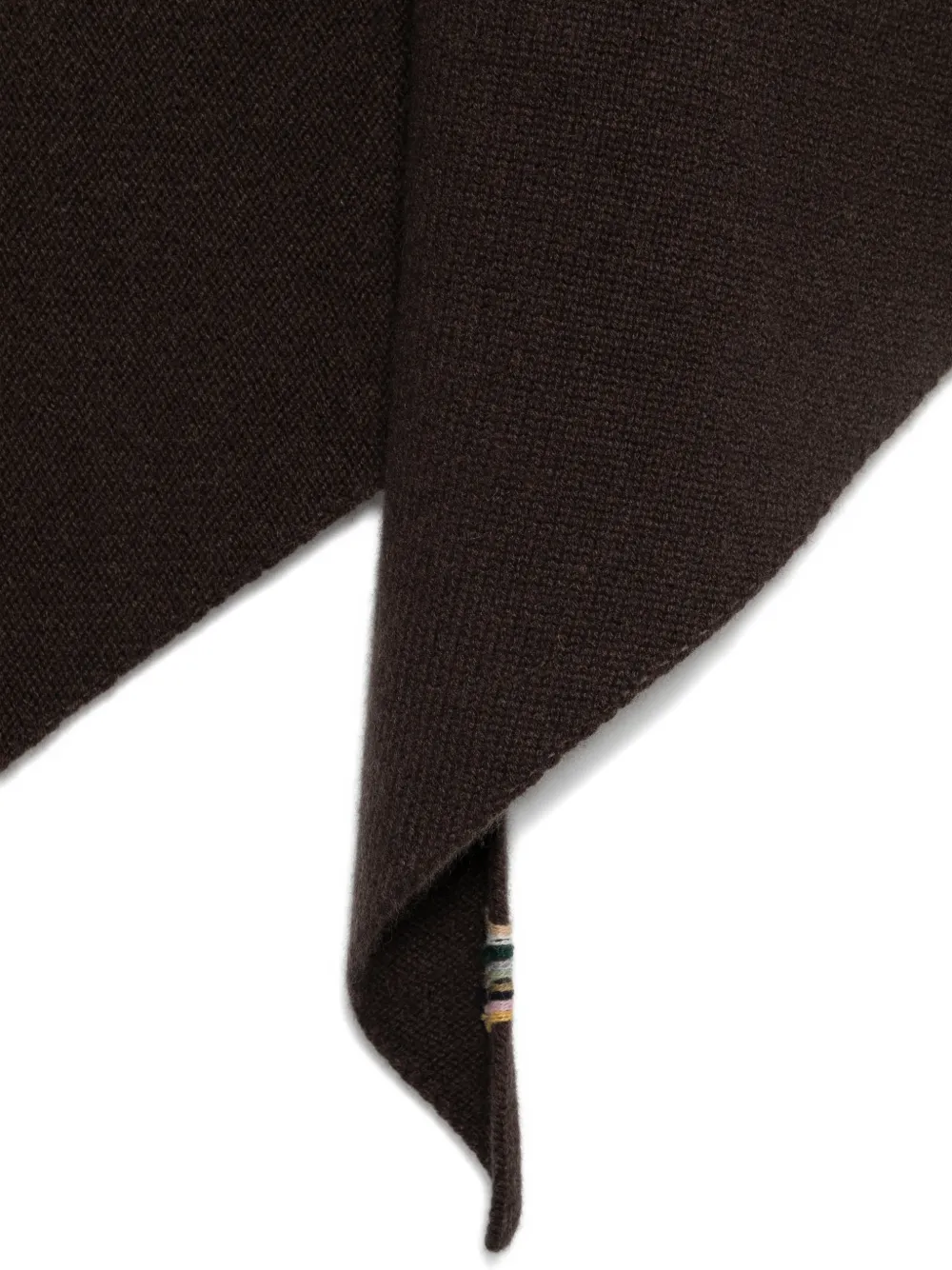 extreme cashmere Witch 2 Triangle Scarf in Brown, view 3