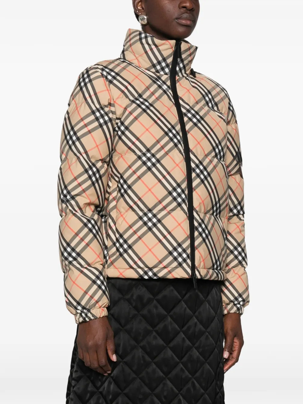 Burberry Check donsjas Beige