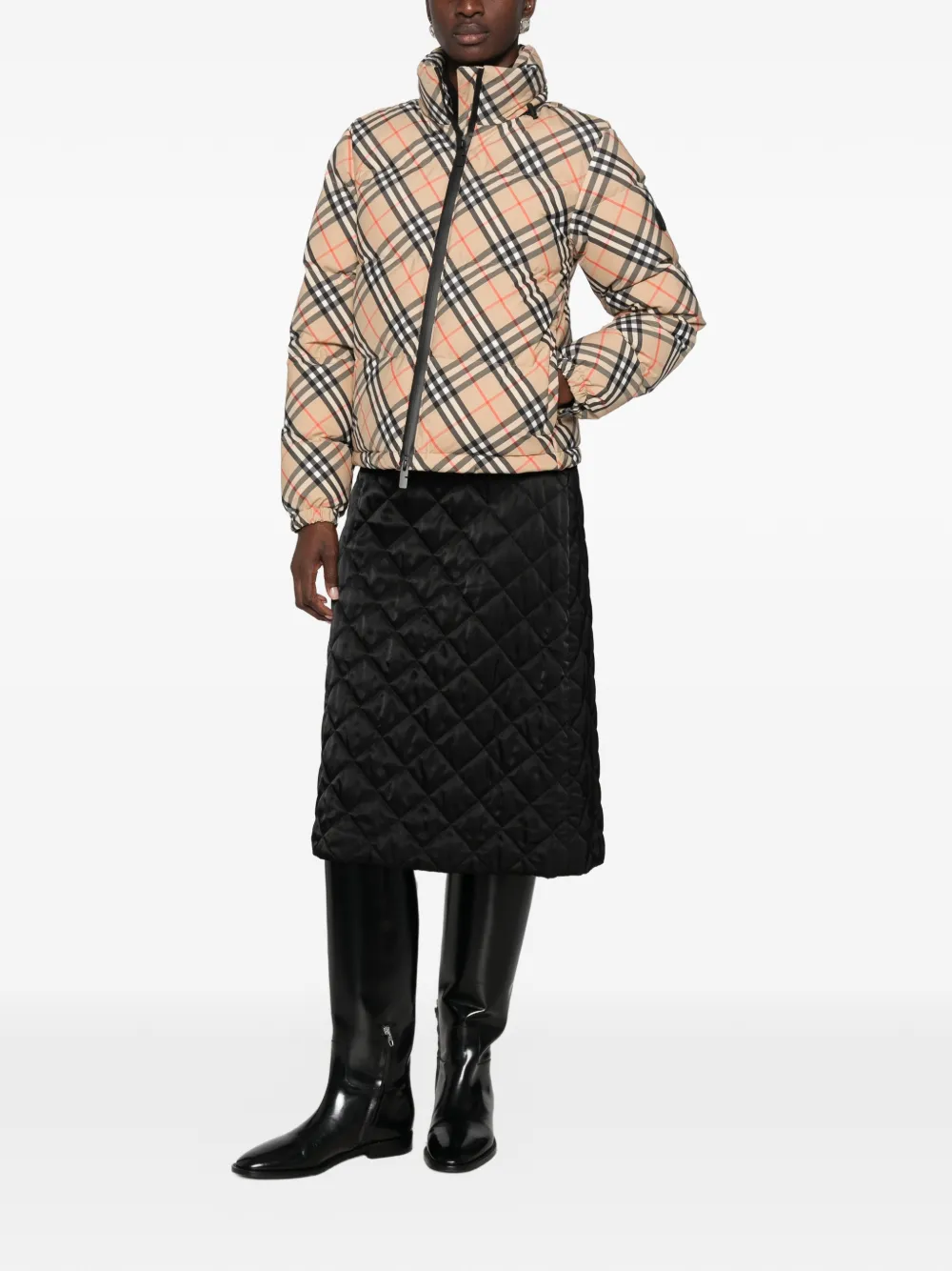 Burberry Check donsjas Beige