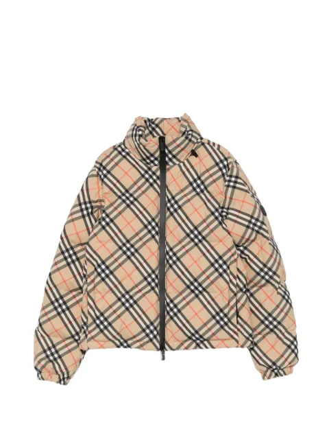 Burberry Check puffer jacket
