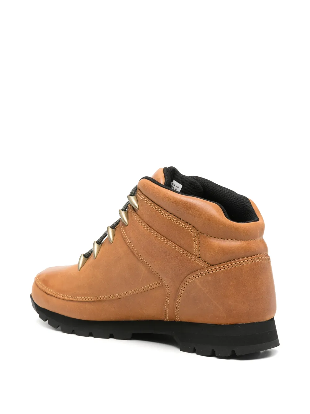 Timberland logo-debossed leather ankle boots Bruin