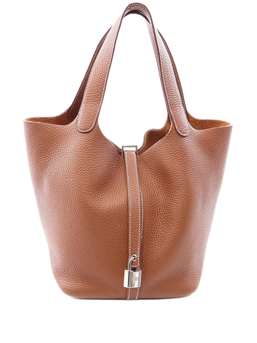 Hermès Pre-Owned 2023 Clemence Picotin Lock 22 handbag - Marrone