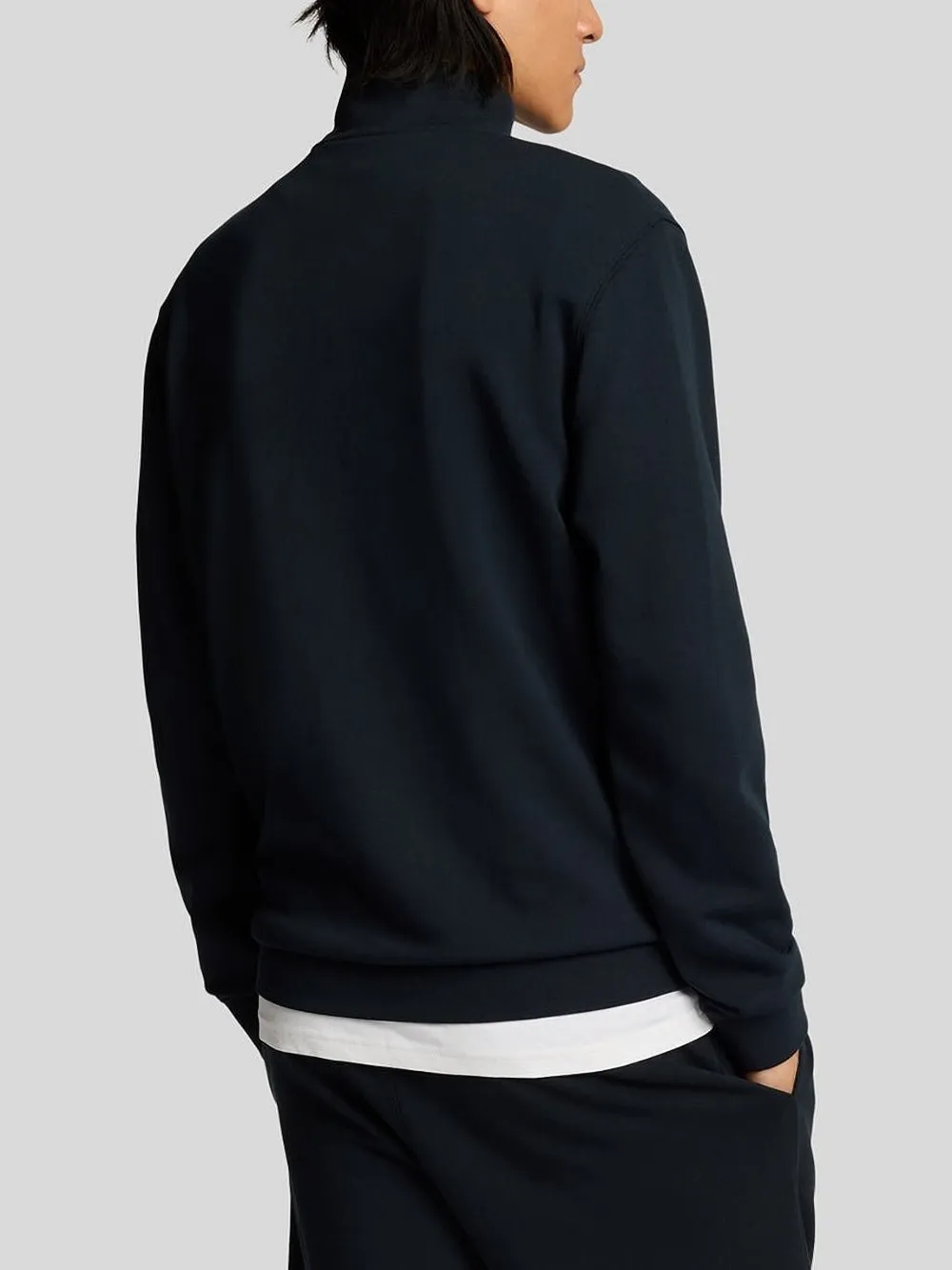 Lyle & Scott logo-patch sweatshirt Blauw