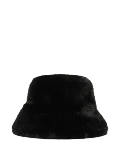 ELENA MIRÒ faux-fur bucket hat