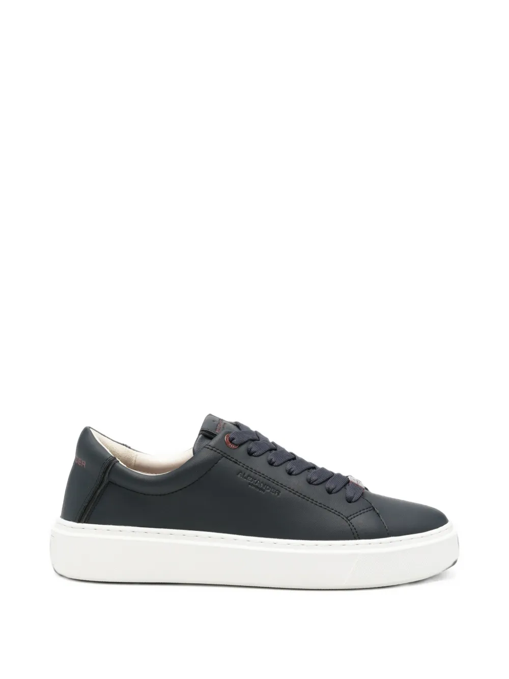 Alexander Smith Logo-embossed Leather Sneakers In Multi