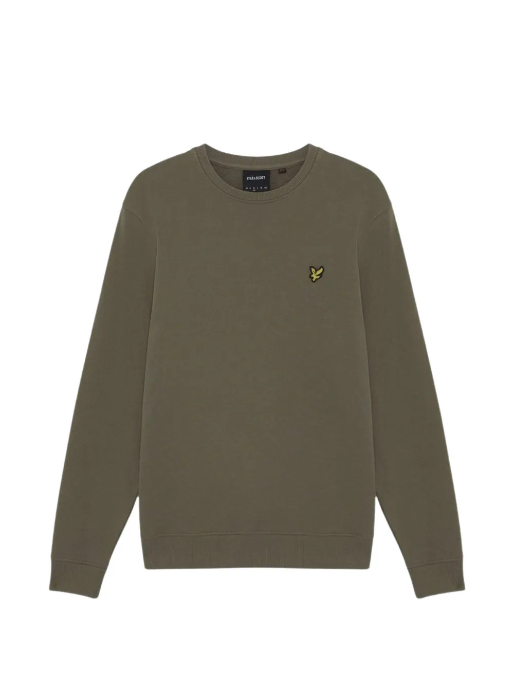 Lyle & Scott logo-patch crew-neck sweatshirt - Verde