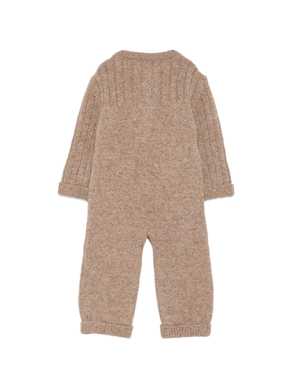 Wedoble Ribgebreide jumpsuit Beige