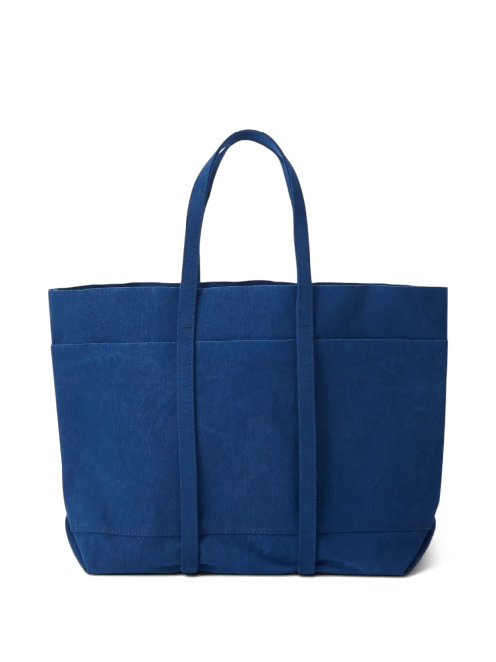 amiacalva washed canvas 6 pockets medium tote bag
