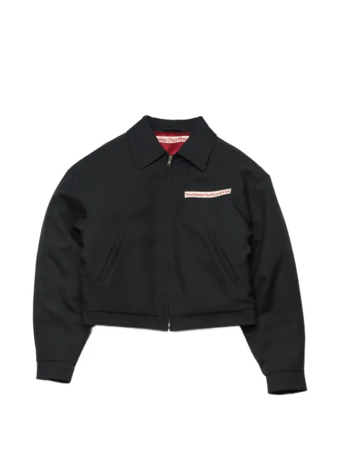 Stockholm Surfboard Club Alva logo-patch jacket