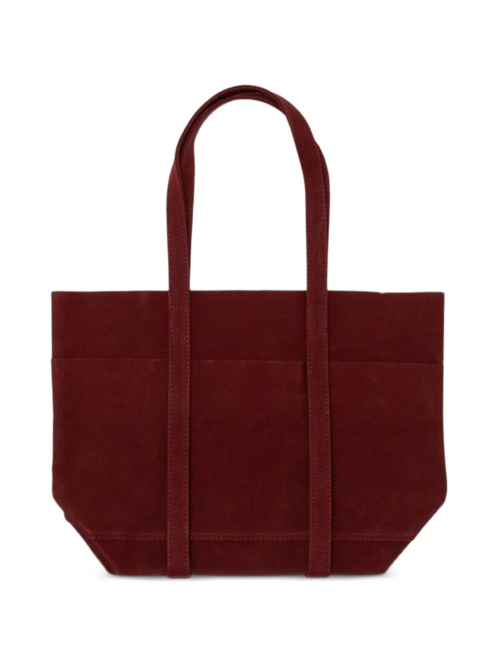 amiacalva washed canvas tote bag - Rosso