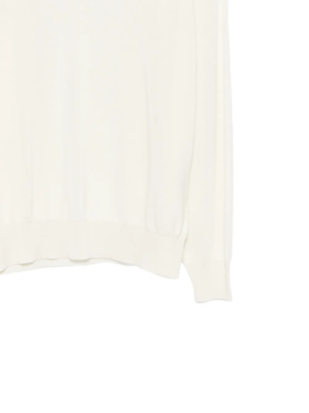 Lardini Poloshirt met rits Beige