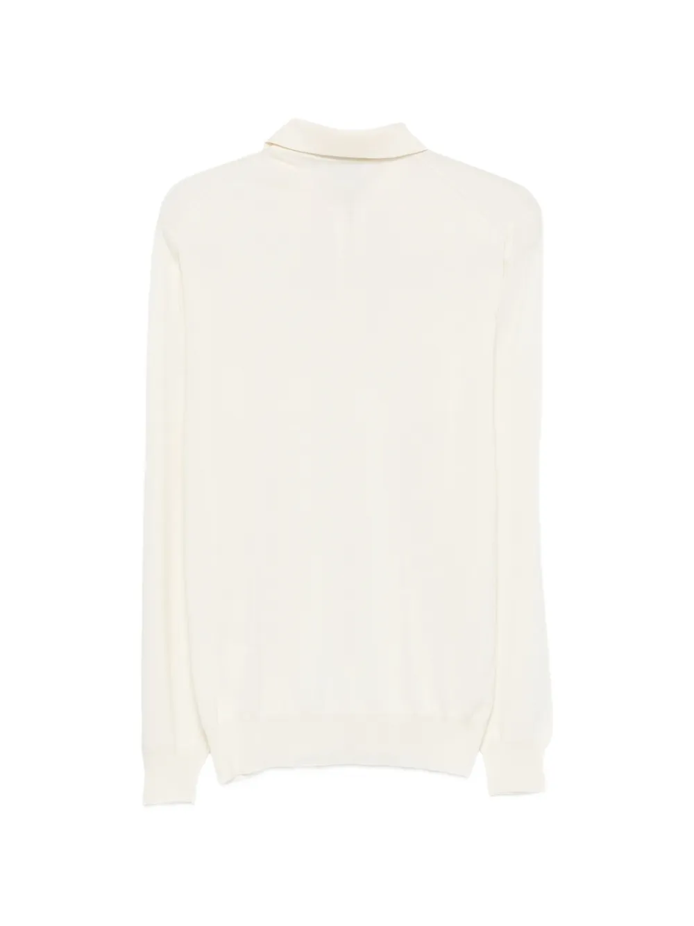 Lardini Poloshirt met rits Beige