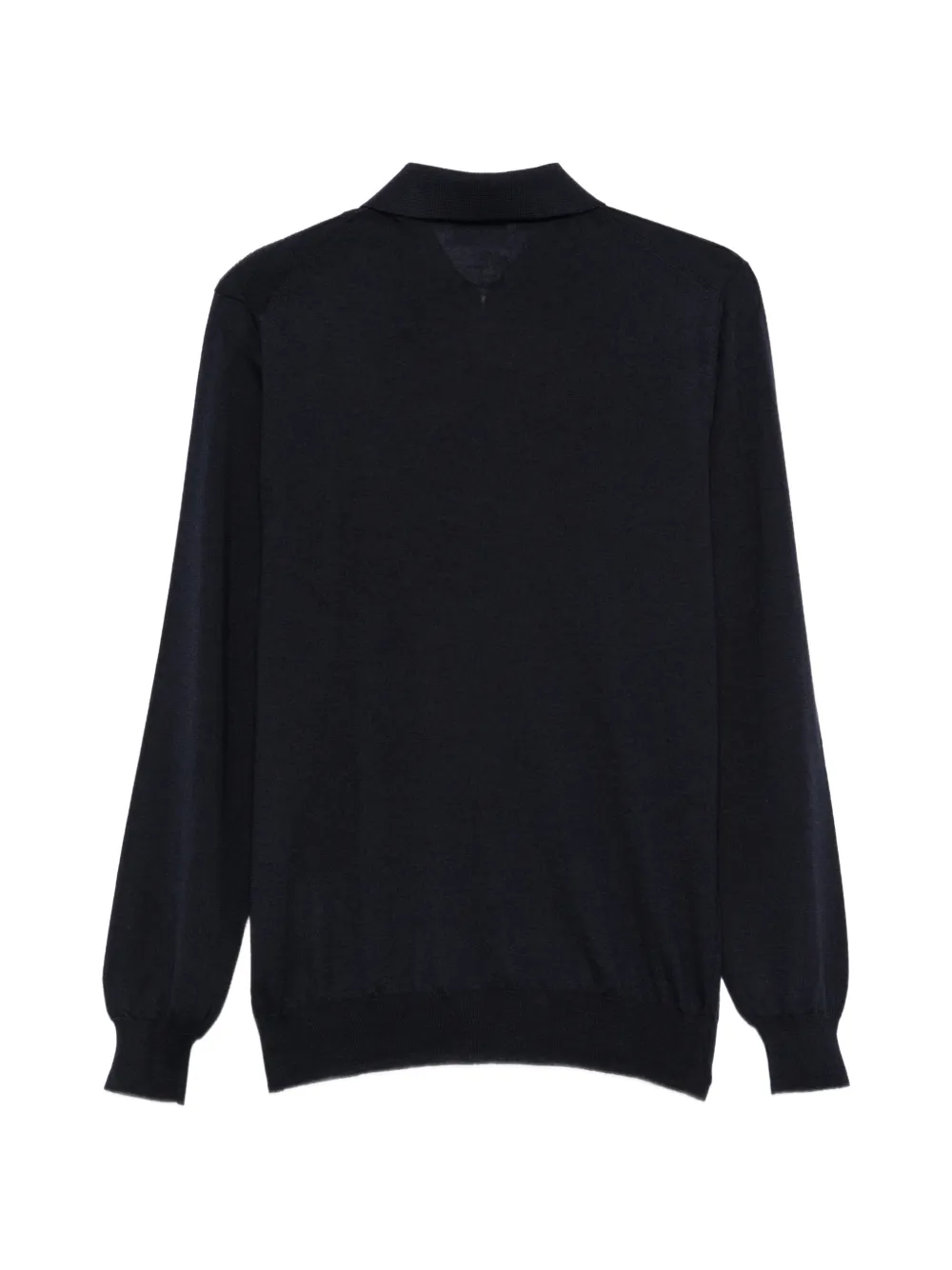 Lardini Poloshirt met rits Blauw