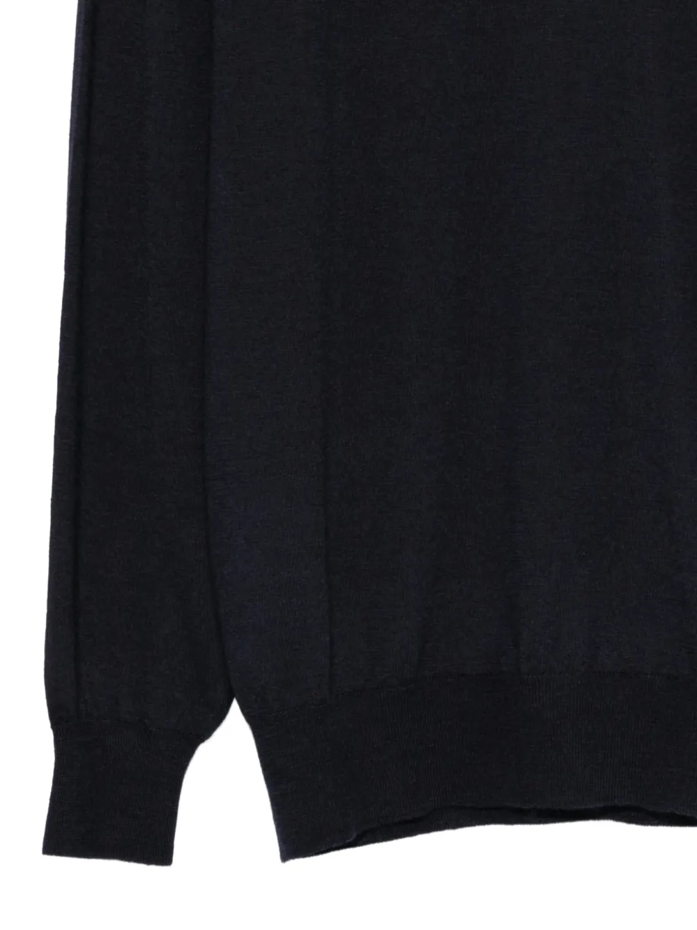 Lardini Poloshirt met rits Blauw