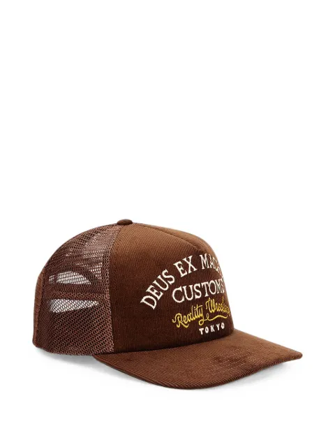 Deus Ex Machina Marsden corduroy mesh-panel cap