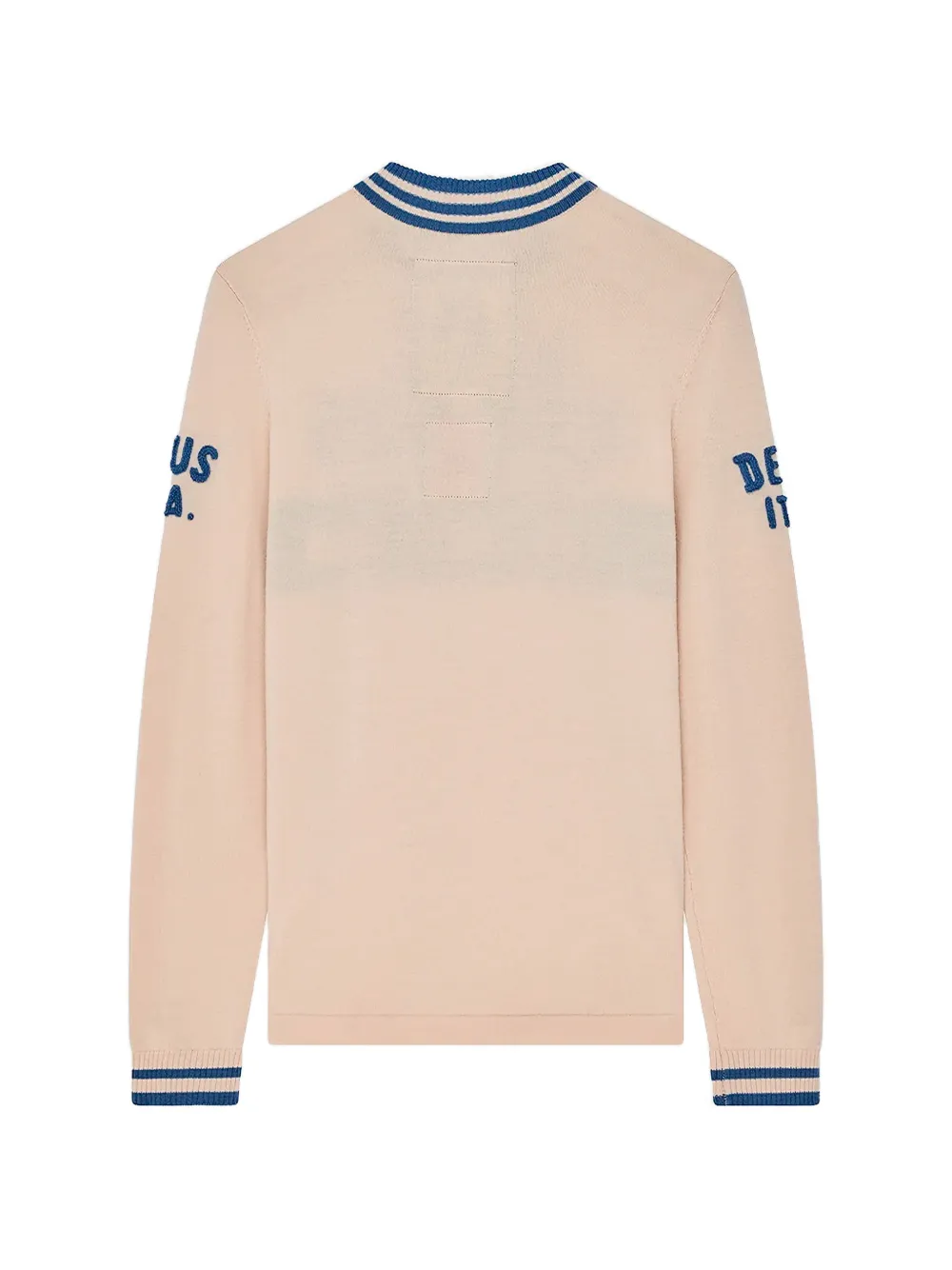 Deus Ex Machina logo-embroidered half-zip sweater Wit