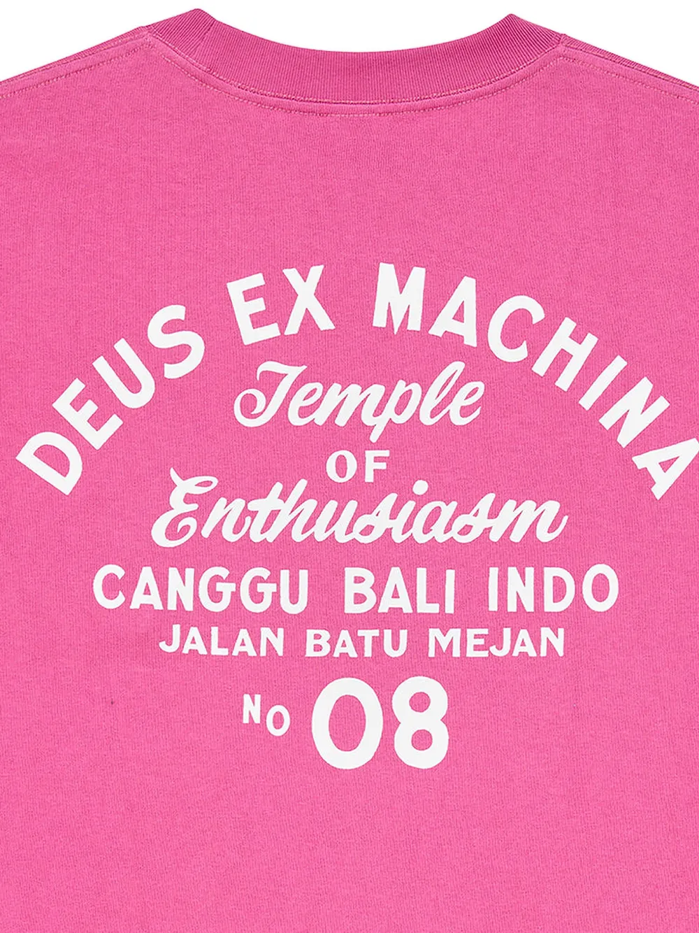 Deus Ex Machina Canggu Sign T-shirt met korte mouwen en logo-print Roze