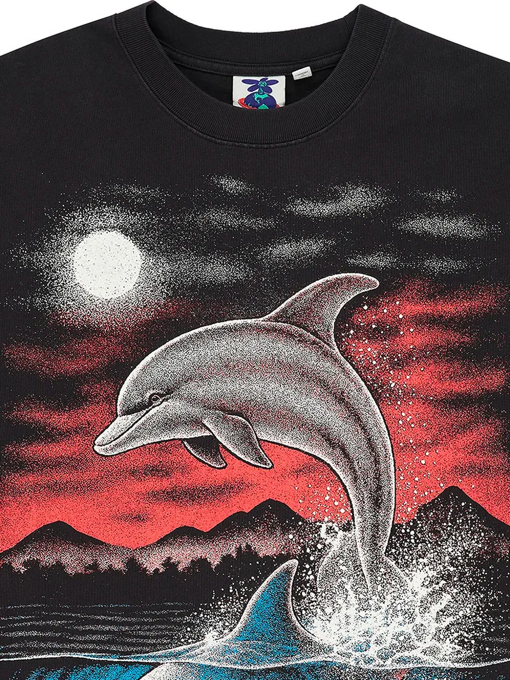 Deus Ex Machina Lovers oversized T-shirt Zwart