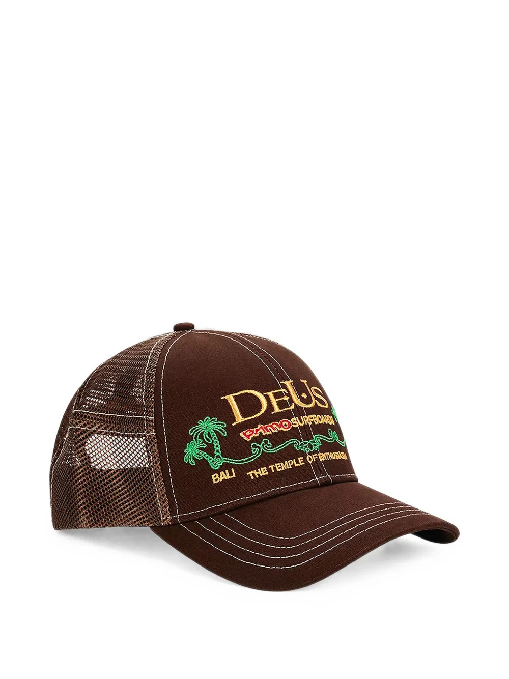 Deus Ex Machina Sanchez embroidered mesh-panel cap Bruin