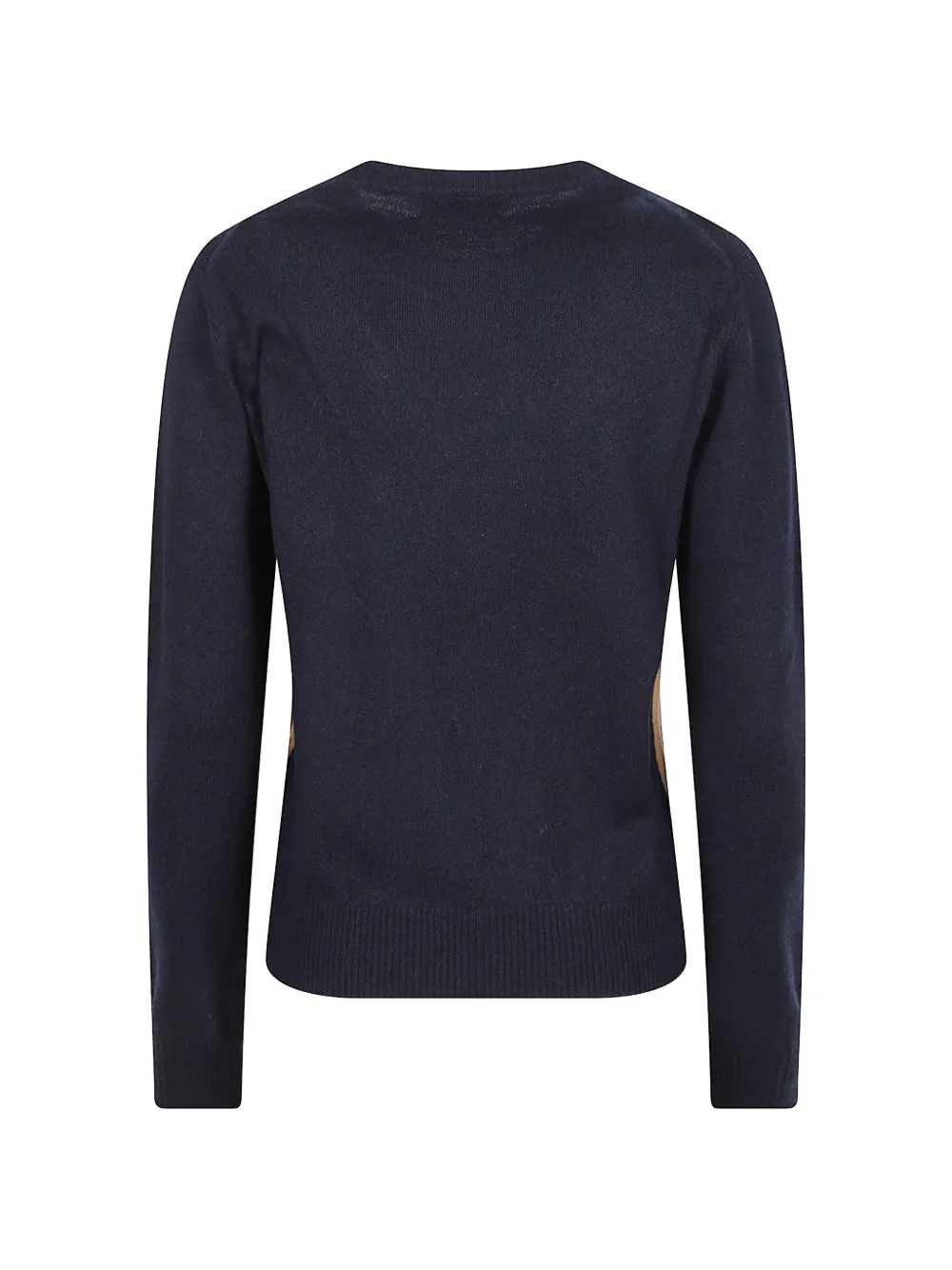 Ballantyne Kasjmier trui met argyle-intarsia Blauw