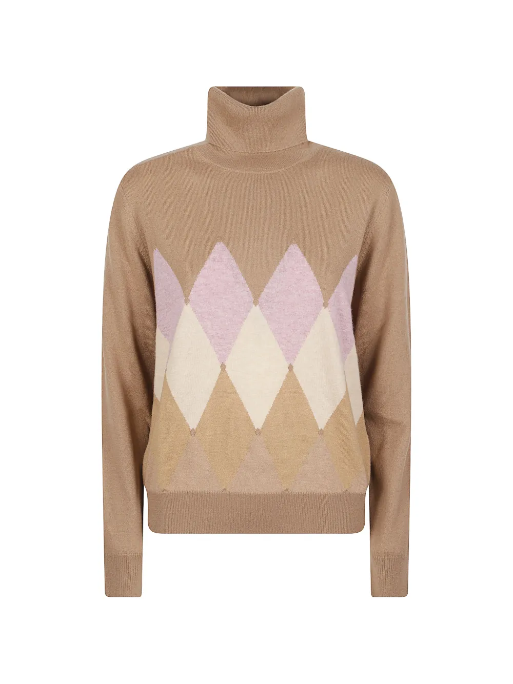 Ballantyne diamond argyle cashmere sweater