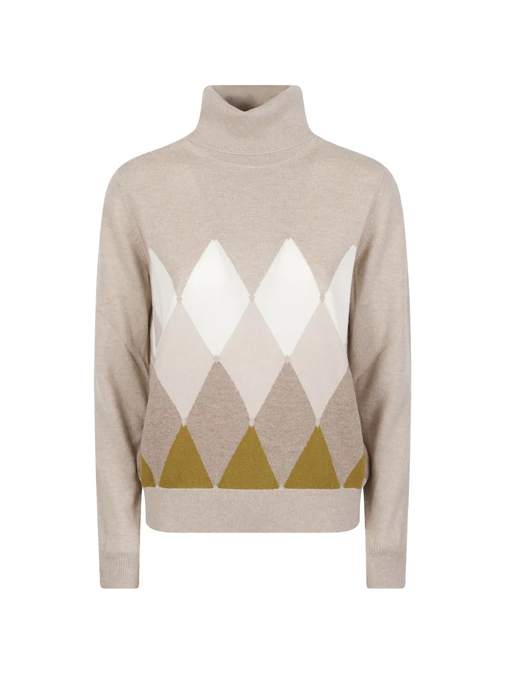 Ballantyne argyle-intarsia sweater