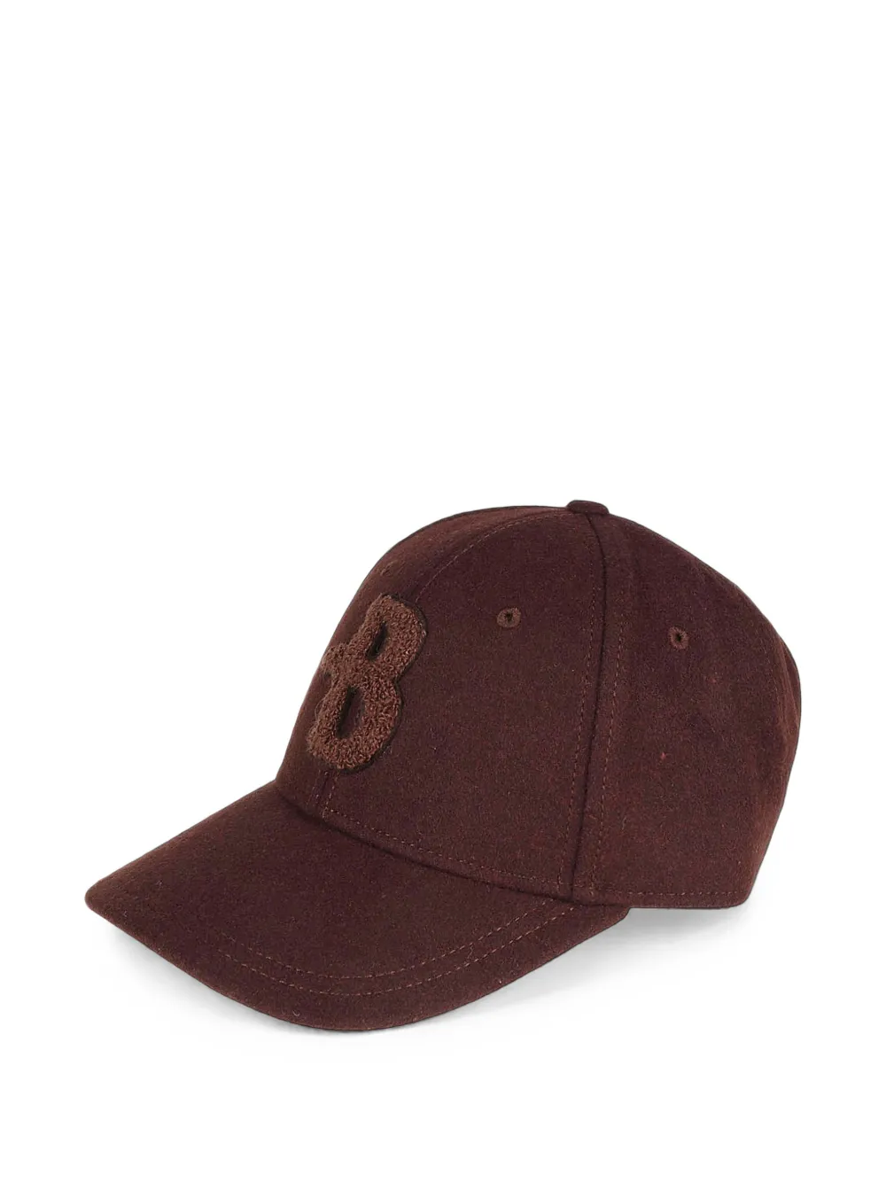 Ballantyne Honkbalpet met logopatch Rood