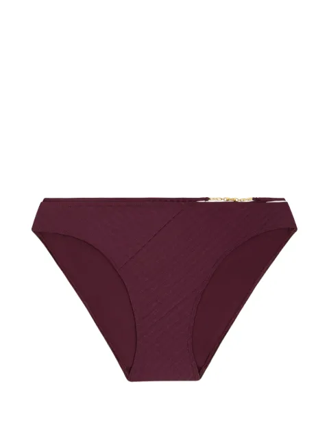 Aubade Sun Pop ribbed Brazilian bikini bottoms