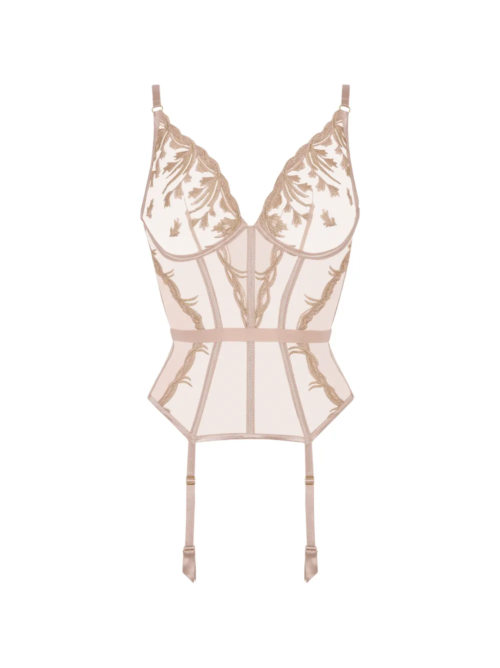 Aubade Cosmic Romance embroidered corset