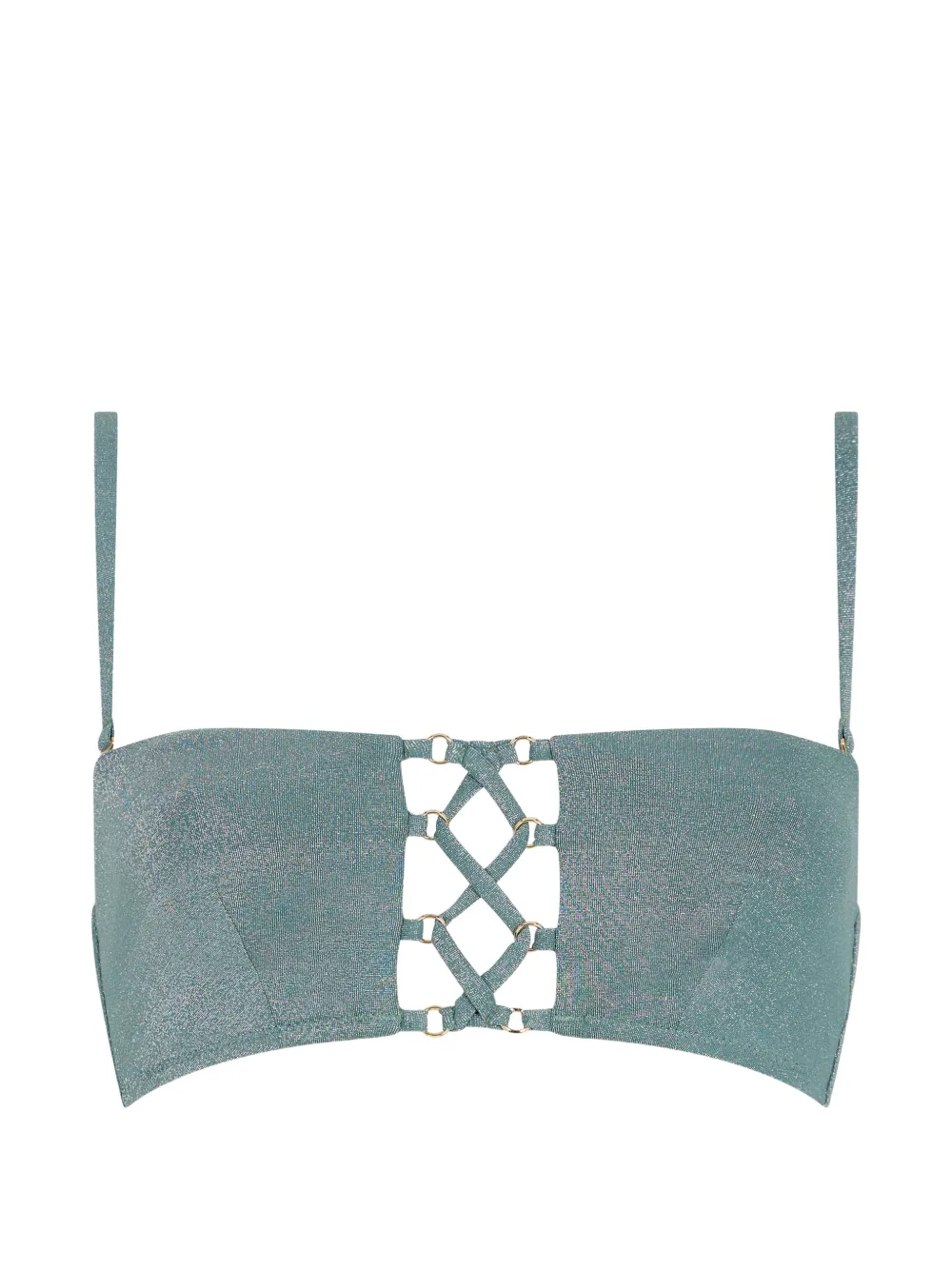 Aubade Summer Glow lace-up bikini top