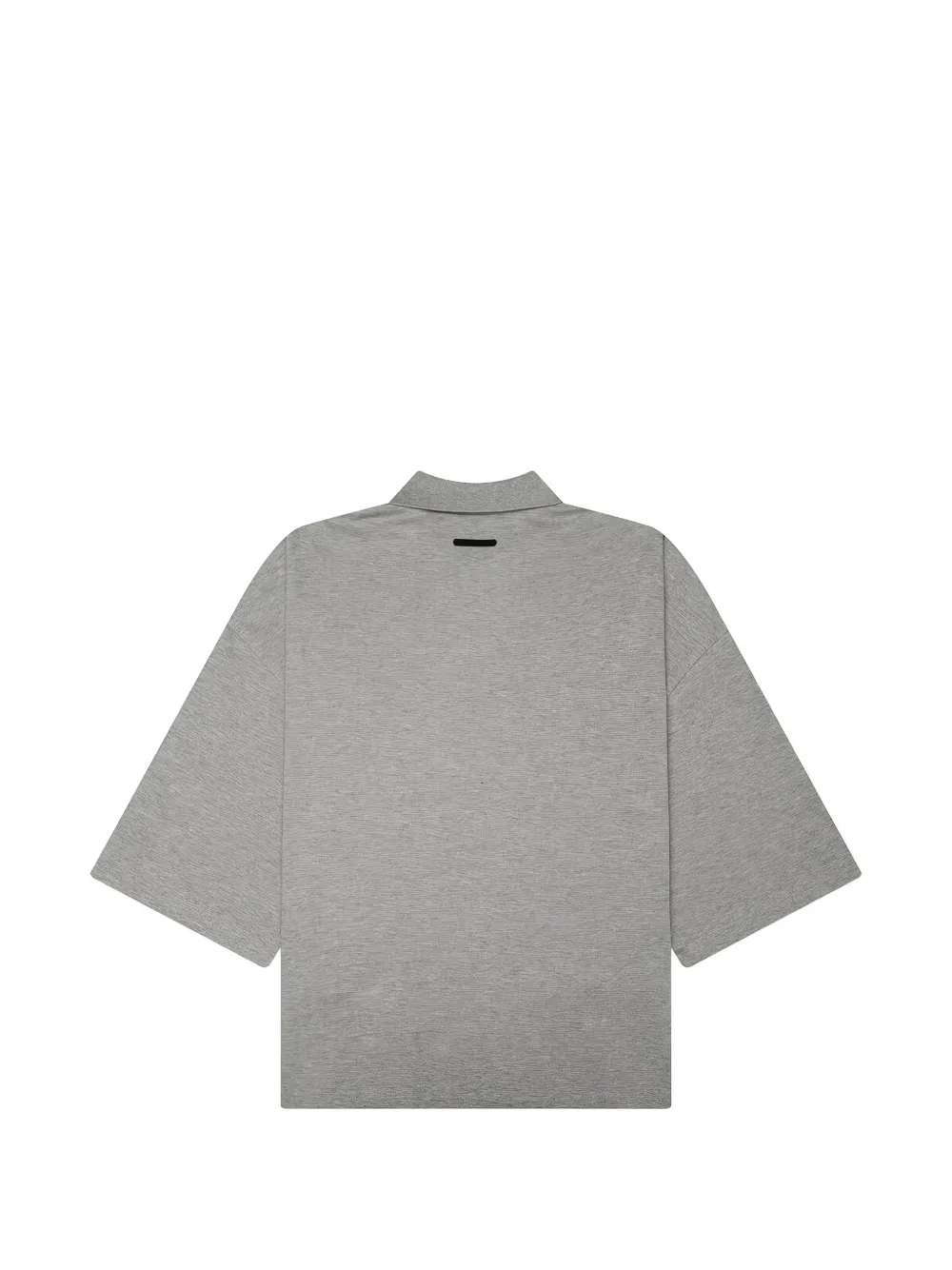 FEAR OF GOD ESSENTIALS 90s cropped polo shirt Grijs