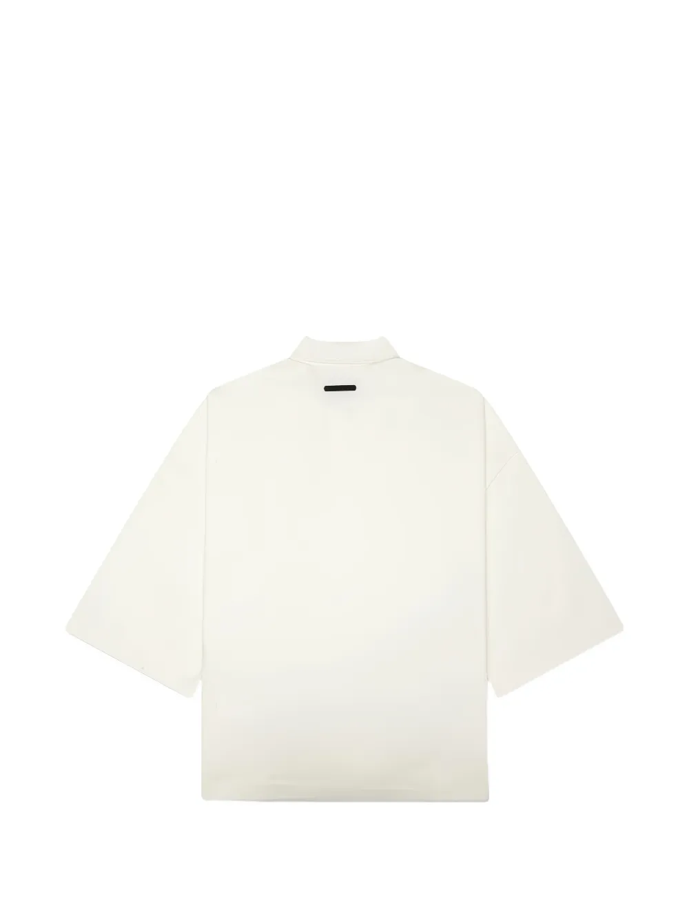 FEAR OF GOD ESSENTIALS 90s cropped polo shirt Beige