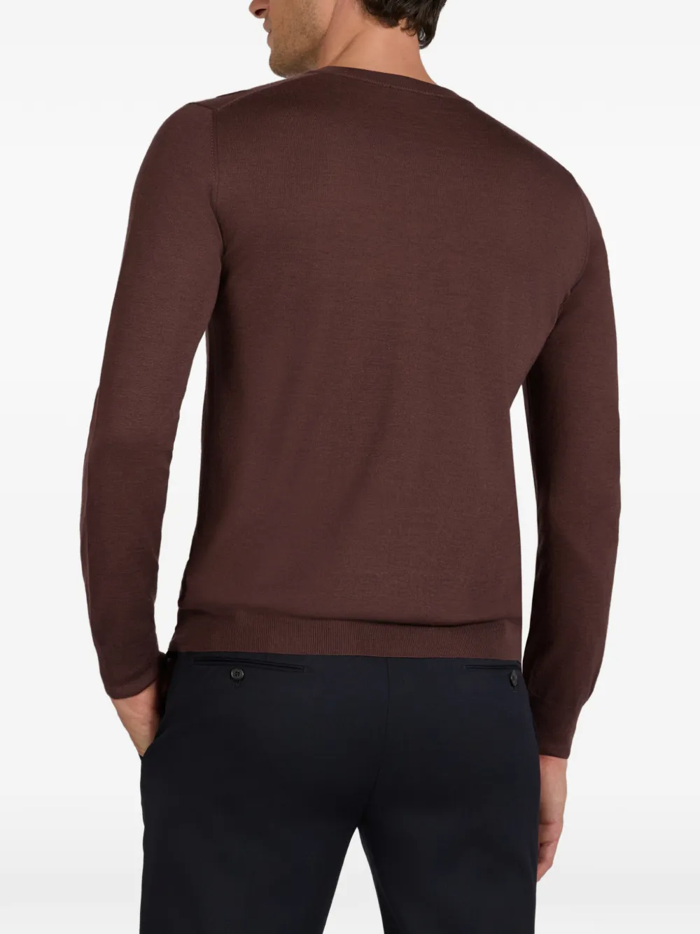 Zanone crew-neck sweater Rood
