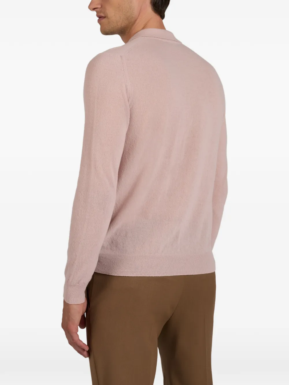 slowear FlexCashmere poloshirt Roze