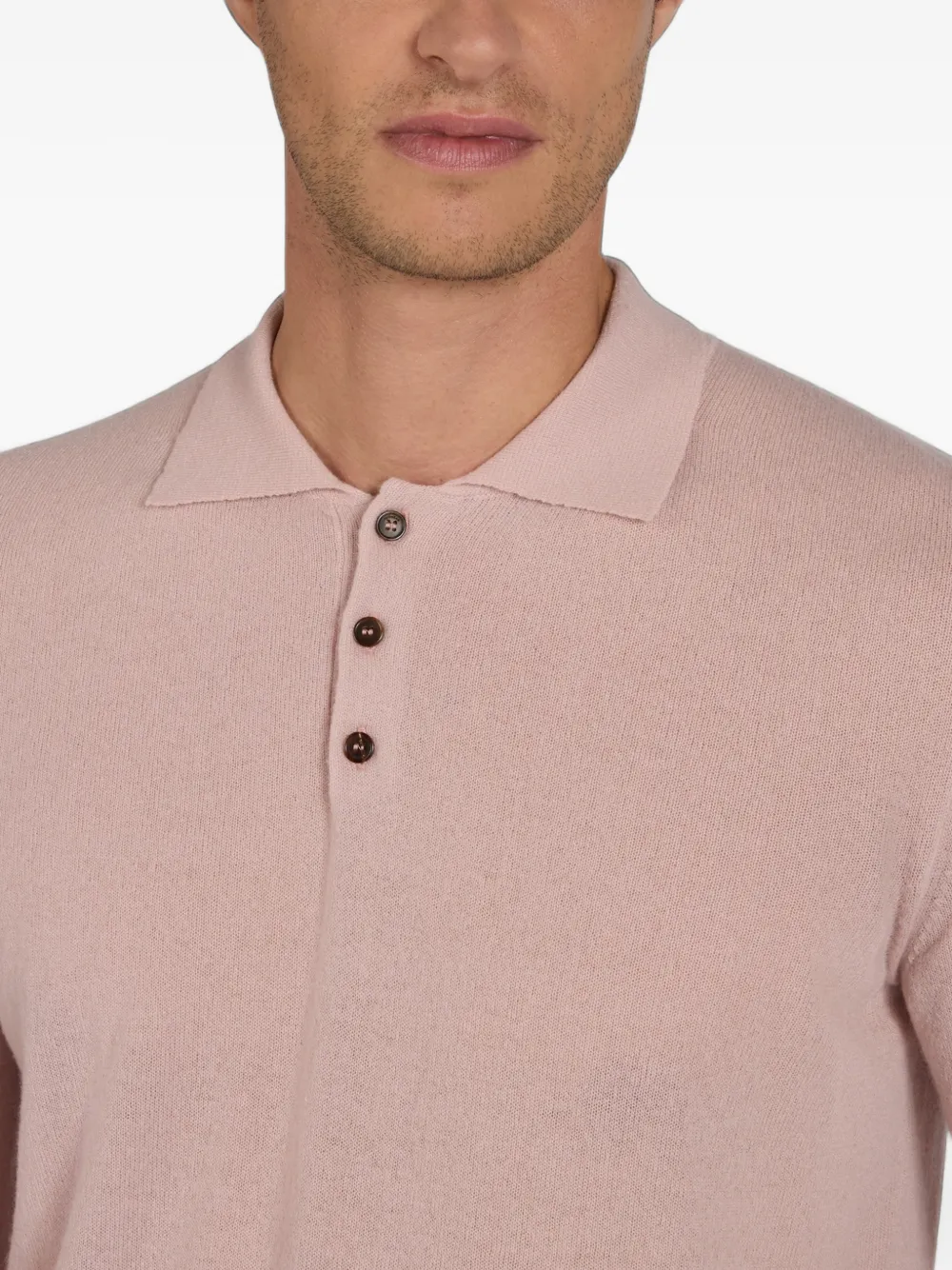 slowear FlexCashmere poloshirt Roze