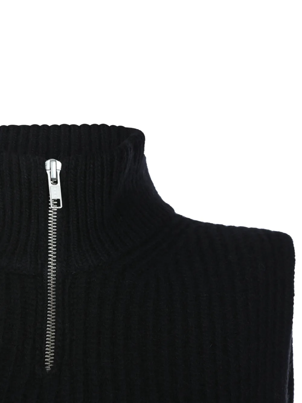 MM6 Maison Margiela wool sweater vest Zwart