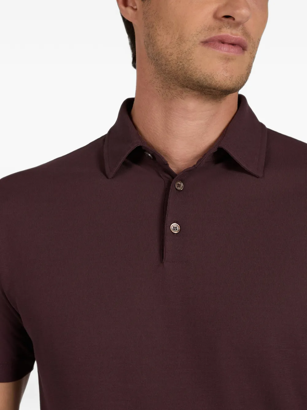 slowear Ice katoenen poloshirt Rood