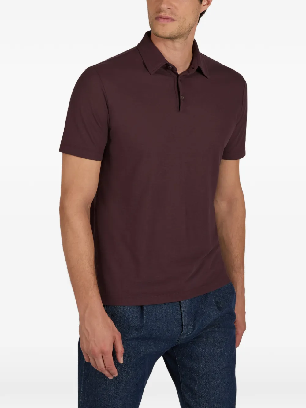 slowear Ice katoenen poloshirt Rood