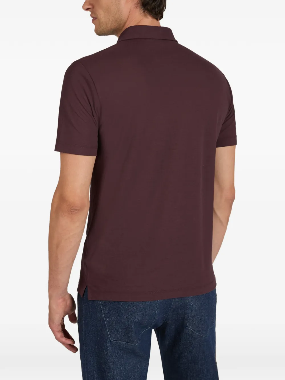 slowear Ice katoenen poloshirt Rood
