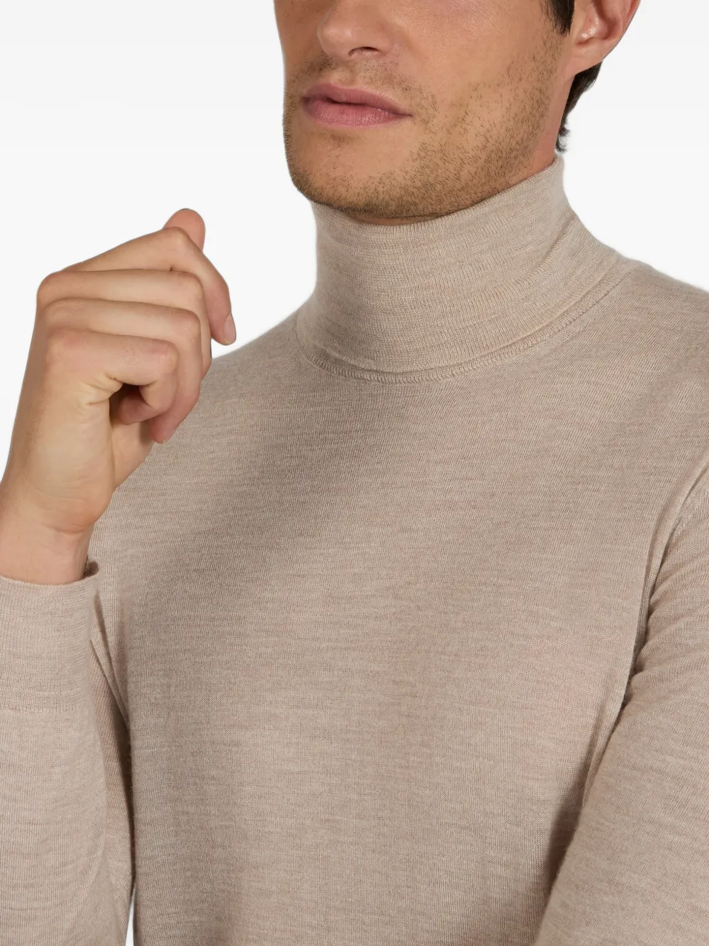 Zanone turtleneck sweater Beige