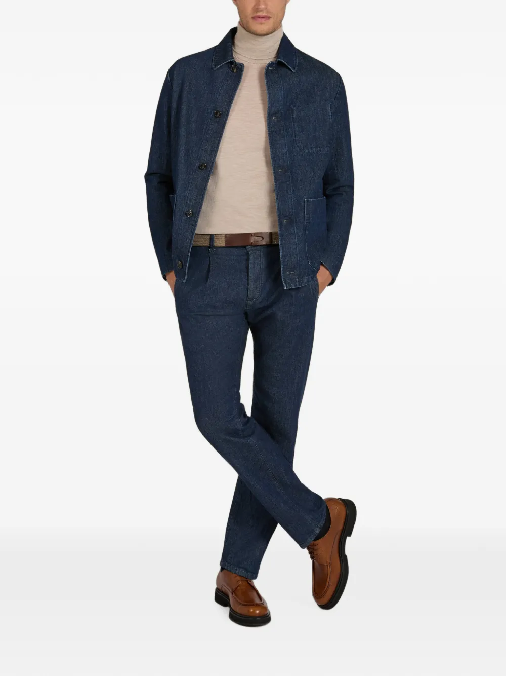 Zanone turtleneck sweater Beige