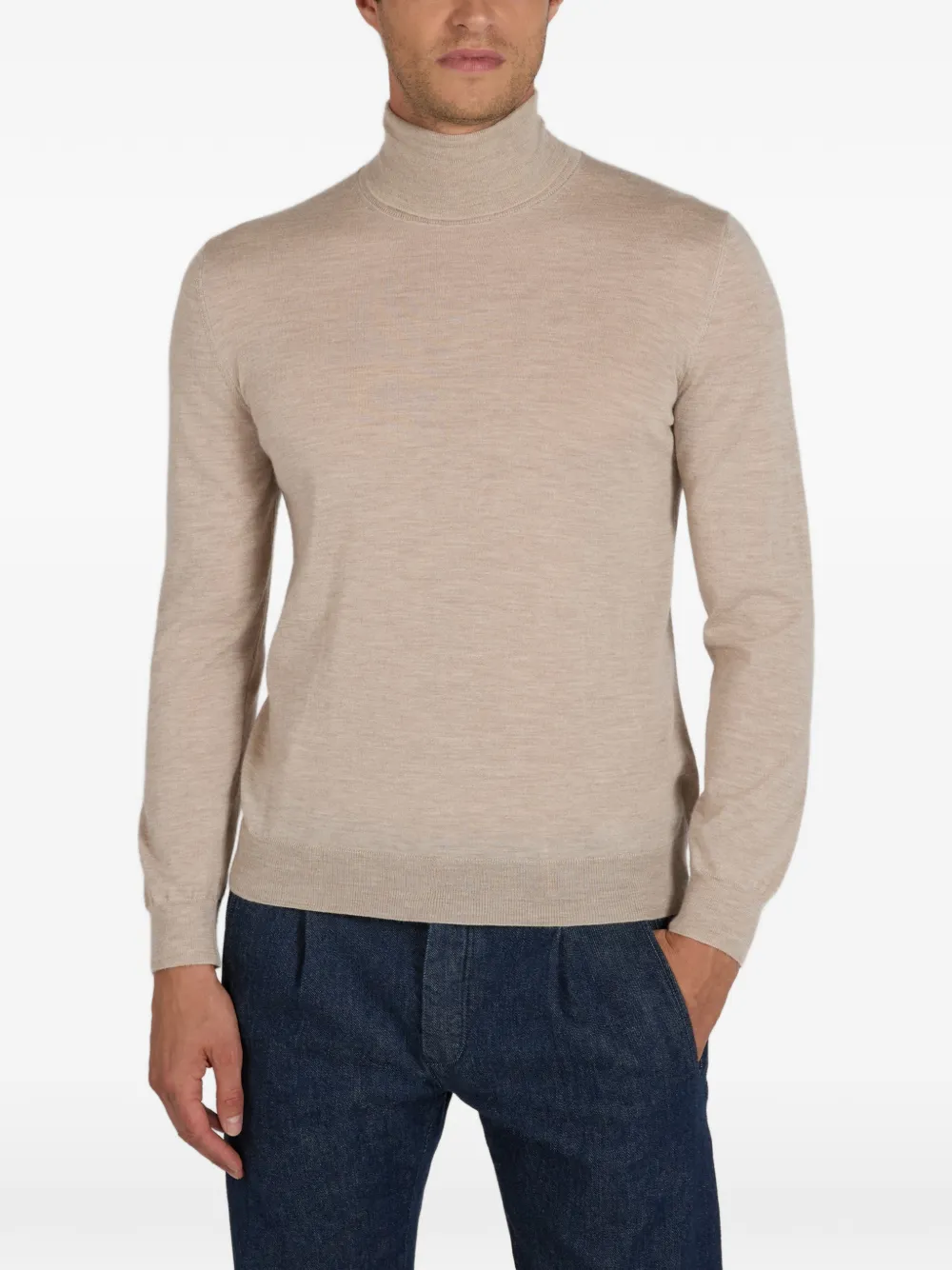 Zanone turtleneck sweater Beige