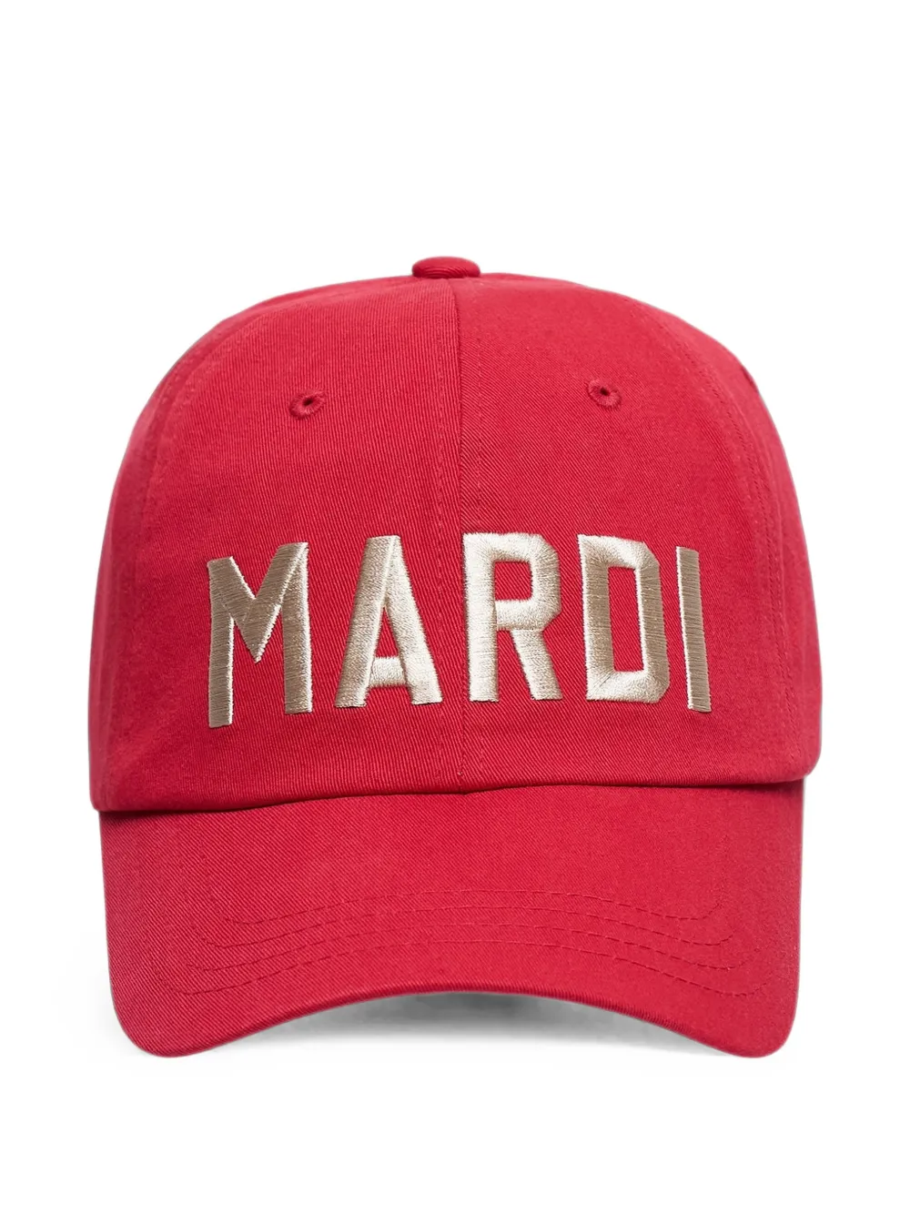 Mardi Mercredi logo-embroidered cap
