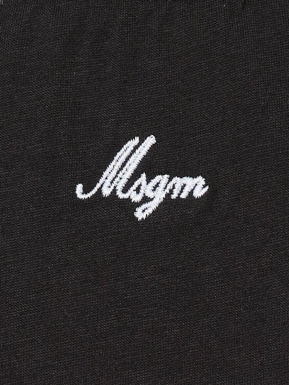 MSGM T-shirt maxi-jurk met gelaagd effect Zwart