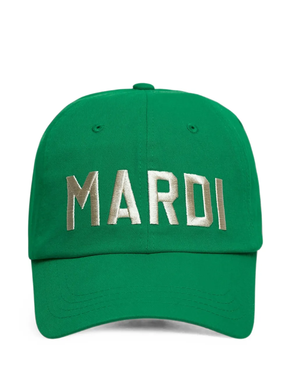 Mardi Mercredi logo-embroidered baseball cap · One Size
