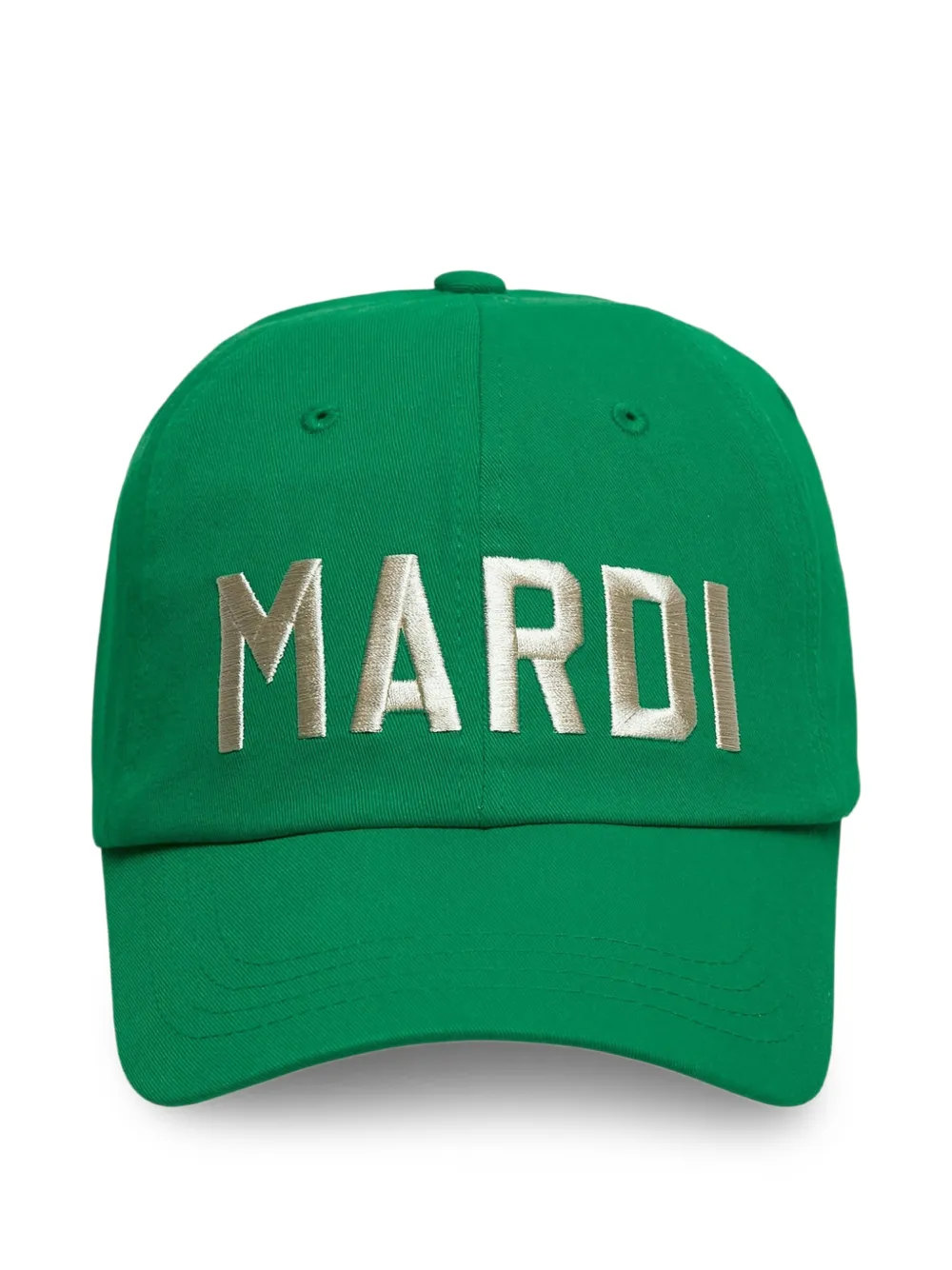 Mardi Mercredi logo-embroidered baseball cap