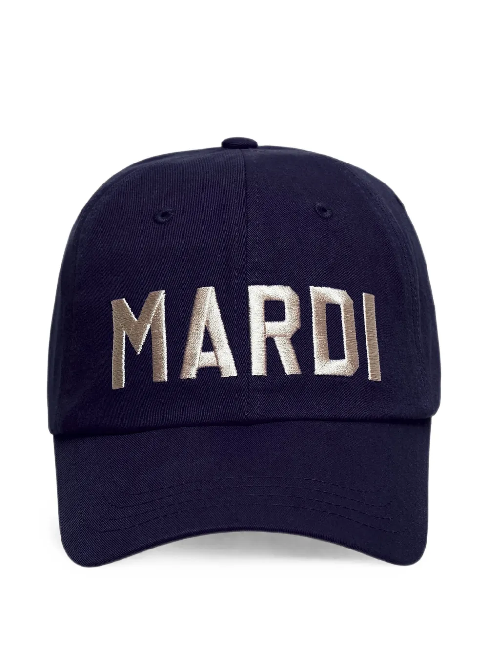 Mardi Mercredi logo-embroidered cap · One Size