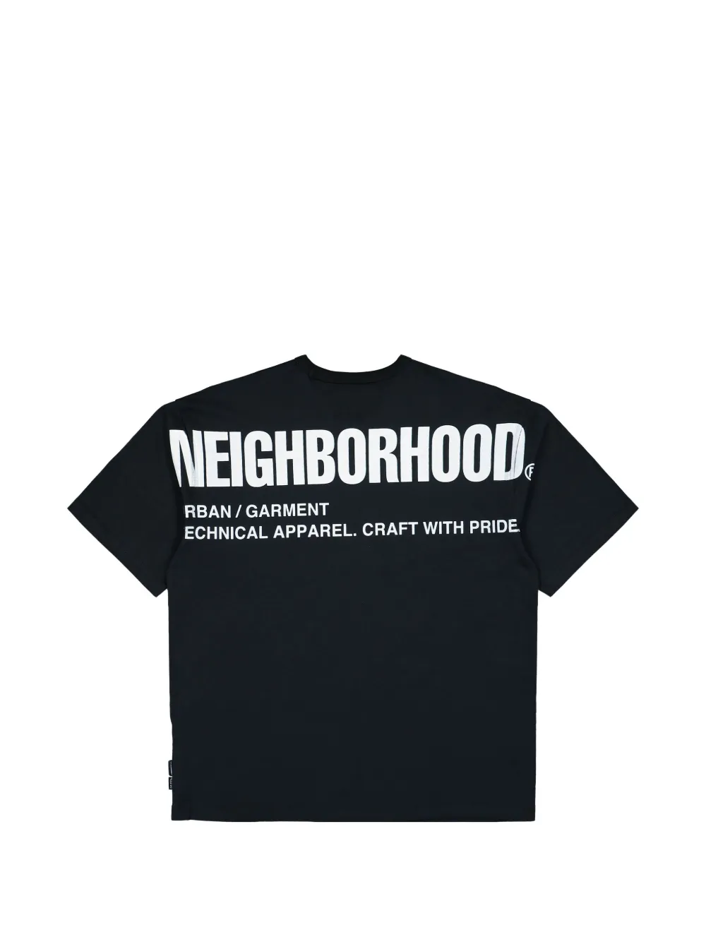 Neighborhood Sheltech T-shirt met logo-print Zwart