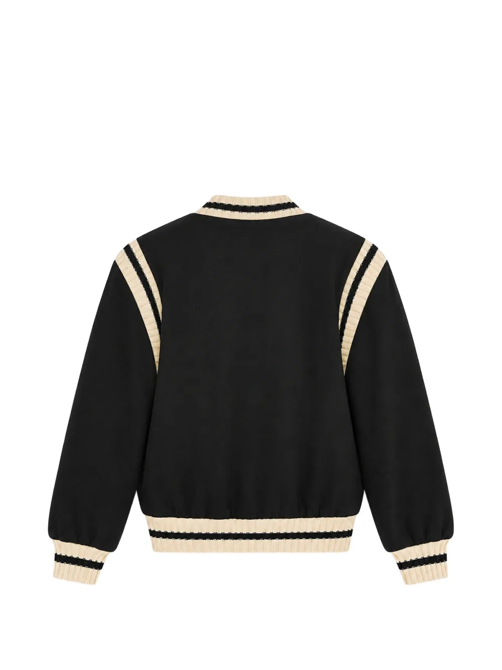 MSGM Kids Bomberjack met logopatch Zwart